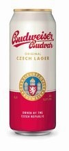 BUDWEISER  BUDVAR    12°   5 %  alkoholu.  Plechovka 24 ks x 0,5 L. (1)