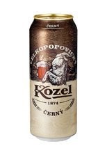 KOZEL  TMAVÝ  10°   3,8 %  alkoholu.  Plechovka 24 ks x 0,5 L. (1)