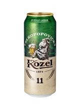 Cena za balení   ► KOZEL   11°    4,6 %  alkoholu.  Plechovka 24 ks x 0,5 L.